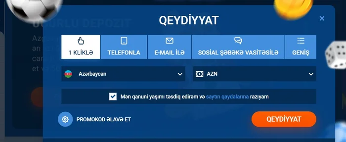 Mostbet Azərbaycanda qeydiyyat